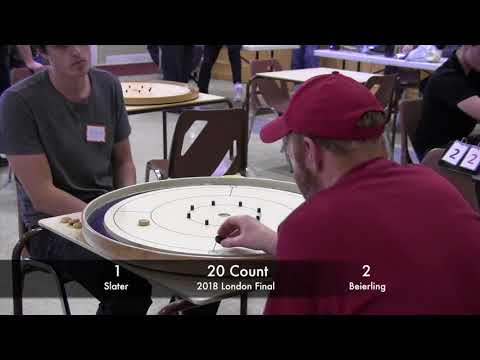 Crokinole - 2018 London Final - Beierling v Slater