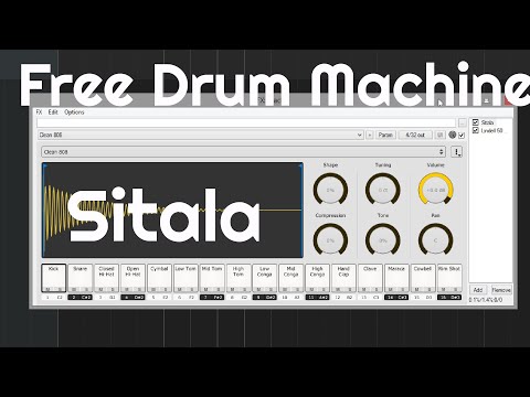 Free Drum Machine - Sitala 1.0