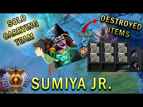 Sumiya Jr. Invoker SOLO CARRIES Raging And Crying Team 7.28 | Dota 2 Gameplay