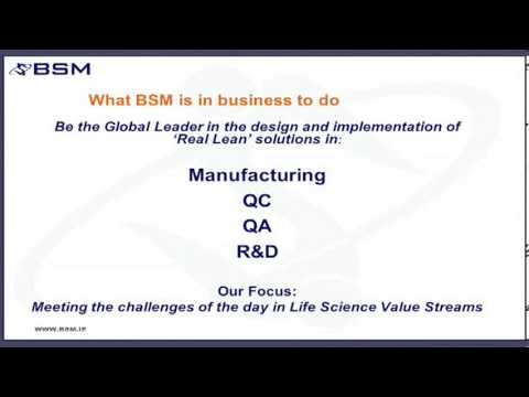 Introduction to BSM and Real Lean in QA