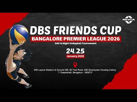 LIVE NOW🏐 | DBS Cup – Bangalore Premier League 2026