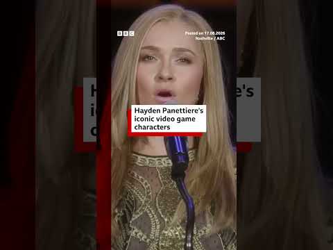 Hayden Panettiere's iconic video game characters. #HaydenPanettiere #BBCNews
