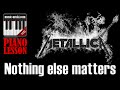 Metallica - Nothing Else Matters. Урок фортепиано + ноты 