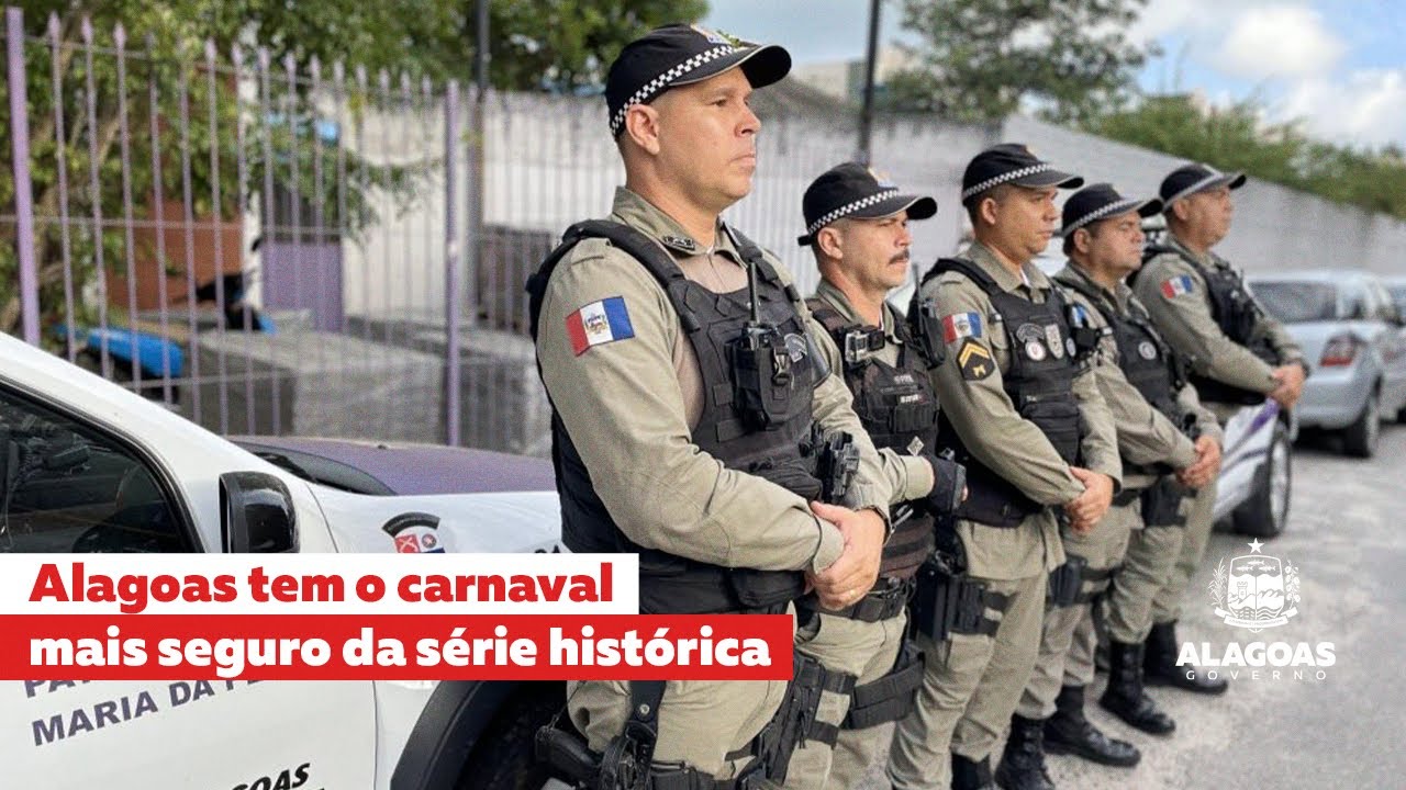 Alagoas tem o carnaval mais seguro da série histórica