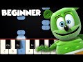 The Gummy Bear Song BEGINNER PIANO TUTORIAL SHEET MUSIC By Betacustic