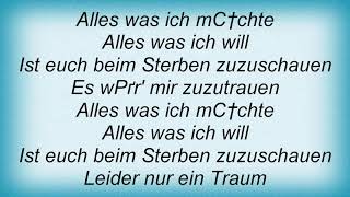 Terrorgruppe - Leider Nur Ein Traum Lyrics