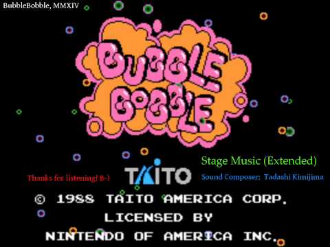 Bubble Bobble (NES) - Main Stage Music (Super Extended!)