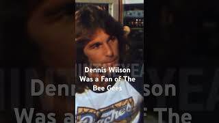 Dennis Wilson, a fan of The Bee Gees #thebeachboys #denniswilson #thebeegees #brianwilson