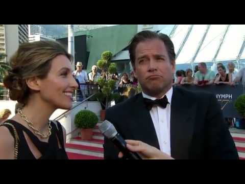 Michael Weatherly interview on the Red Carpet  at the Montecarlo Tv Festival 2017