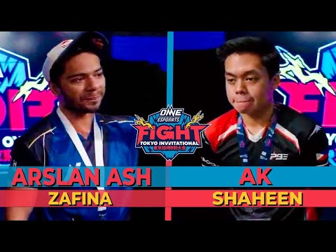 ARSLAN ASH (Zafina) VS AK (Shaheen/Paul/Geese) Losers Top 8 - ONE Esports FIGHT! | TEKKEN 7