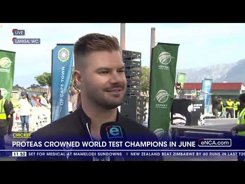 Proteas crowned World Test Champions in June