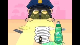 Cute Little Soldier Playing Hide and Seek with Mask Cop Level 1379 #shorts