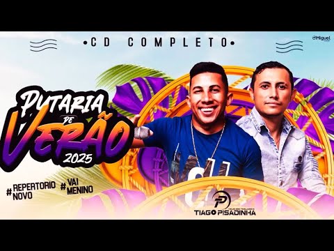 CD COMPLETO HÉLIO DOS TECLADOS E TIAGO PISADINHA - PROMOCIONAL ABRIL 2025