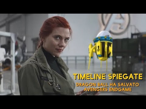 DRAGON BALL HA SALVATO AVENGERS ENDGAME - TIMELINE SPIEGATE