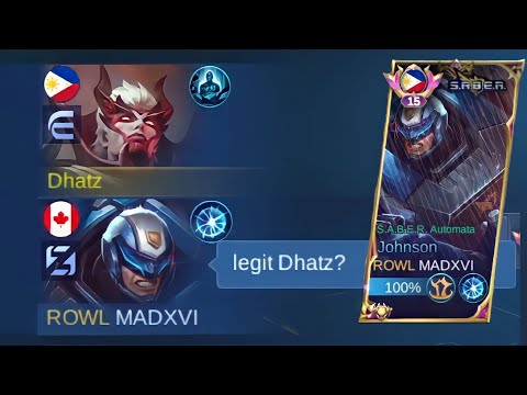 THIS TOP 15 PH JOHNSON IS REALLY GOOD! | YU ZHONG TOP GLOBAL - MLBB