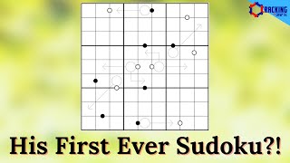 The First Sudoku He Ever Made??