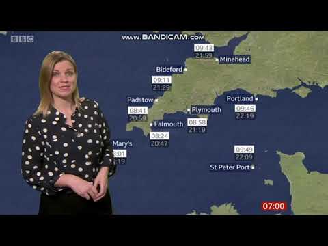 Emily Wood BBC ONE Spotlight weather January 18th 2021 - 60 fps