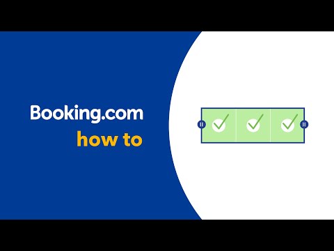Video: How to manage availability on the Booking.com Extranet | Booking.com for Partners