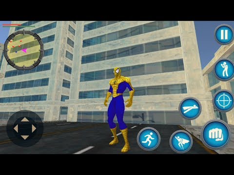 Flying Spider Superhero City Rescue Mission | Spide Hero Vs Panther Hero & Monster -Android GamePlay