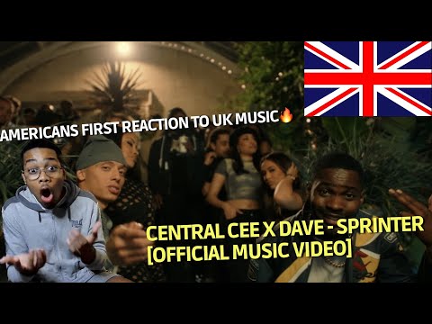 AMERICAN LISTENS TO UK MUSIC🔥 | Central Cee x Dave - Sprinter [official Music Video]