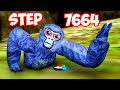 I Tried To SURVIVE 10,000 Steps In Gorilla Tag!