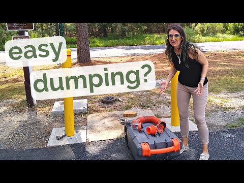 Portable RV Waste Tank! REVIEW and First Use!