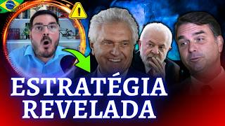 Caiado muda de time e no final vai se aliar com Flávio para derrotar Lula