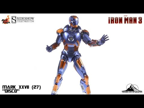 Hot Toys Iron Man 3 Mark XXVII (27) "Disco" Video Review
