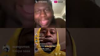 Young Chop calling Ybnalmightyjay a Bitch live on Instagram