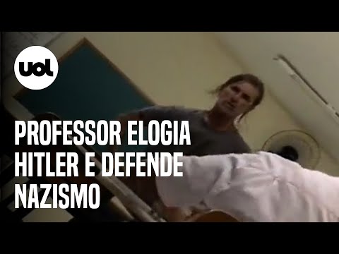 Professor afastado por defender nazismo volta às aulas e elogia Hitler em Santa Catarina