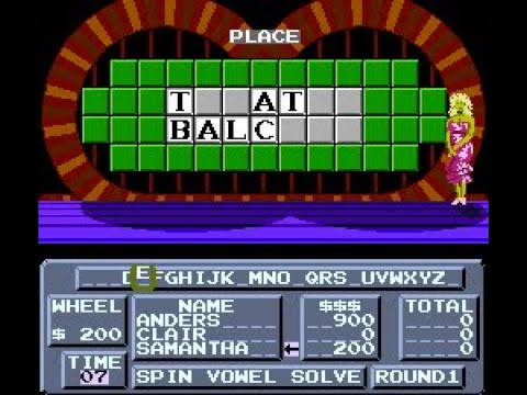 Wheel of Fortune (NES) Playthrough/Longplay