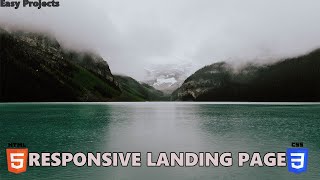 How to make BEAUTIFUL responsive landing page using HTML & CSS