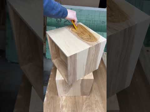 Building Nightstand/￼Bedside table/Side Table/End Table for Hickory Wood #woodworking #woodwork