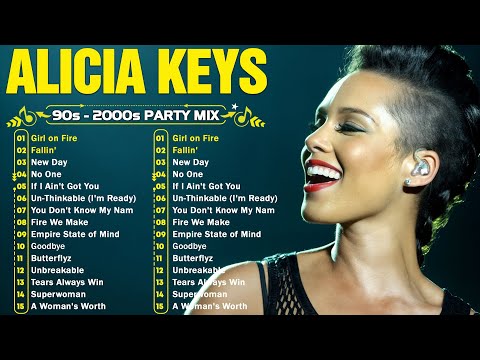 Alicia Keys 2025 MIX Grandes Exitos - No One, Girl On Fire, If I Ain't Got You, Fallin'