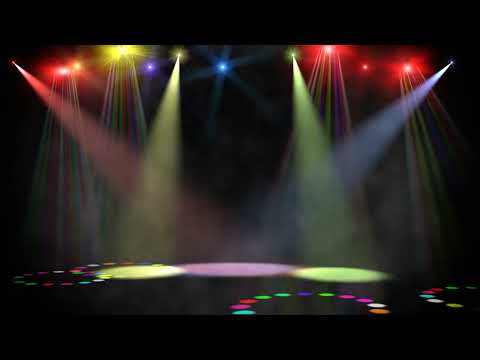 Stage Spotlights: Abstract Motion Background Loop HD