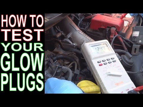 How to Test Glow Plugs with a Multimeter. Renault Scenic.