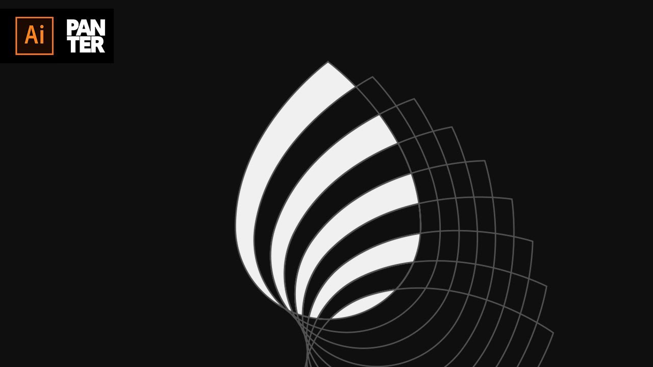 How to Design Abstract Leaf Logo | Illustrator Tutorial