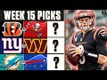 NFL Week 15 Betting Preview: EXPERT Picks For This Weeks TOP GAMES I CBS Sports HQ