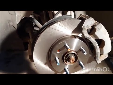 2018 Chevy cruze LT front brake pad and rotor replacement "lucy"