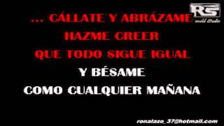 Camilo Sesto   Qué Nos Pasa Esta Mañana   Karaoke