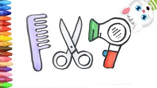 Jak narysować akcesoria do włosów z MiMi | Rysowanie i Kolorowanie dla Dzieci
