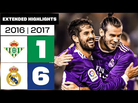 REAL MADRID 6-1 REAL BETIS 2016/17 | RESUMEN ampliado