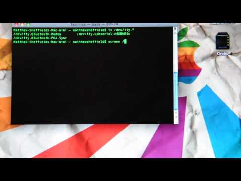 Using Terminal to Display Serial Data