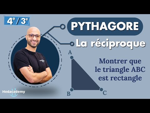 Réciproque du théorème de Pythagore