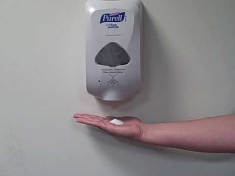 How to Properly Use the Purell Dispenser.AVI