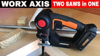 WORX AXIS SAW  ITEM WX550L - FULL REVIEW!!