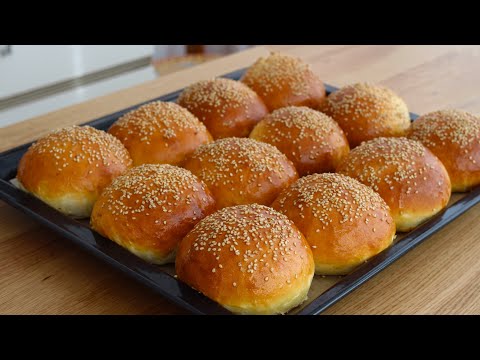 THE BEST BURGER BUNS RECIPE