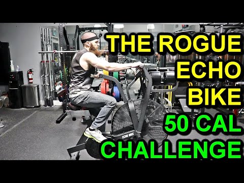ROGUE Echo Bike 50 Cal CHALLENGE | How Fast Can You Burn 50 Calories on the Rogue Fitness Echo Bike?
