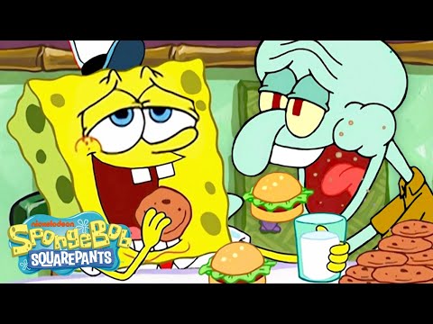 SpongeBob's Tastiest Moments from Seasons 1–4 🍔 | @SpongeBobOfficial