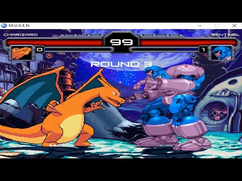 Charizard vs Sentinel MEGA EPIC FIGHT😤 Marvel vs Pokemon Mugen Epic Battle Tribute 2023